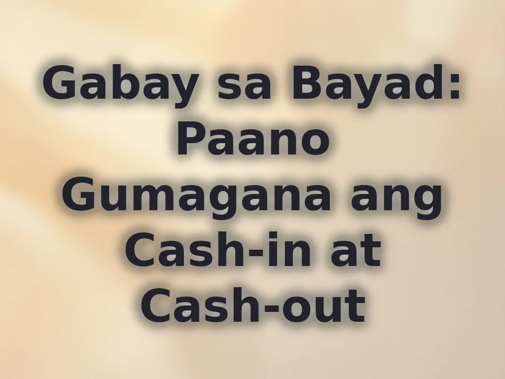 Gabay sa Bayad